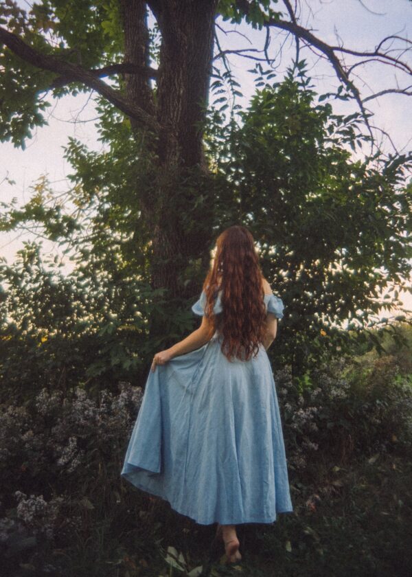 Girdle linen dress - Image 7