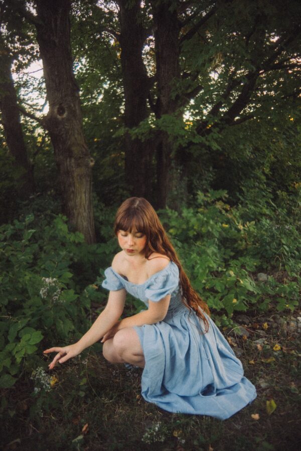 Girdle linen dress - Image 4