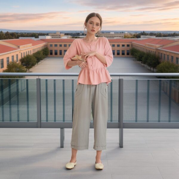 1. Wide Leg Cotton Pants for Comfort and Style
